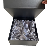 Ensemble de tasses à café en céramique de luxe personnalisées avec insert en soie boîte à tiroir cadeau d'expédition en carton