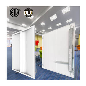 Luz de troffer retroiluminada montada empotrada LED rectangular comercial superventas para salas de reuniones regulable IP20 nominal alto CRI 82 + - Product Image 1