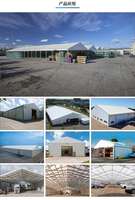 Bâtiment de stockage préfabriqué en structure métallique pour salle de sport, atelier de jardin, entrepôt, terrain de basketball extérieur, usage industriel et sportif