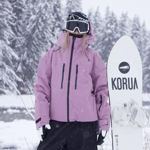 Traje de Esquí y Snowboard Impermeable 100% Poliéster para Mujer y Hombre, Chaquetas Deportivas de Invierno con Cierre de Cremallera y Permeabilidad a la Humedad - Product Image 2