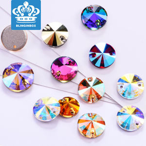 <span class=keywords><strong>ชุด</strong></span>เดรสสำหรับงานเย็บประดับพลอยเทียมทรงกลมประดับหินแก้วหลังเรียบคริสตัลพลอยเทียมหลากสีสำหรับงานราตรี - Product Image 4