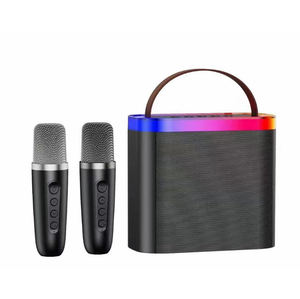 Mini Altoparlante <span class=keywords><strong>Bluetooth</strong></span> per Karaoke Wireless con Lunga Autonomia, Luci LED, Sistema Hi-Fi, Portatile per Esterni - Product Image 2