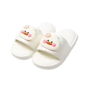 Nouvelles pantoufles blanches pour femmes, style chinois, mignonnes, pour la salle de bain, pantoufles canard pour femmes, 2023 - Product Image 6