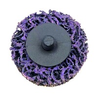 Quick-Change 46 #   Disque abrasif en carbure de silicium nylon grain 50 mm pour le meulage de surface, l'ébavurage de l'aluminium/métal et l'élimination de la rouille OEM/OBM