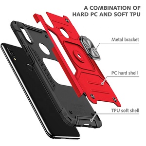 <span class=keywords><strong>Coque</strong></span> en silicone pour <span class=keywords><strong>Huawei</strong></span>, étui de téléphone magnétique avec support métallique, accessoire de téléphone, pour <span class=keywords><strong>Huawei</strong></span> Y6/Y6 Prime Nova 4e/<span class=keywords><strong>P30</strong></span> <span class=keywords><strong>Lite</strong></span> - Product Image 3