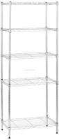 Étagères de bureau robustes à 4 niveaux, design flexible chromé, fabrication de précision
