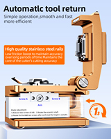 Fiber Cleaver S09 Fiber Optik Ekipmanı, FTTH Optik Fiber Kesme Bıçakları ile Yüksek Hassasiyetli 3'ü 1 Arada Aparat