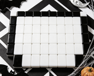 Luxury Halloween American Mahjong Tiles Set 160 Piece 2 Layer Plastic Engraved <strong>Hocus</strong> <strong>Pocus</strong> Design Portable Entertainment <strong>Game</strong> - Product Image 1