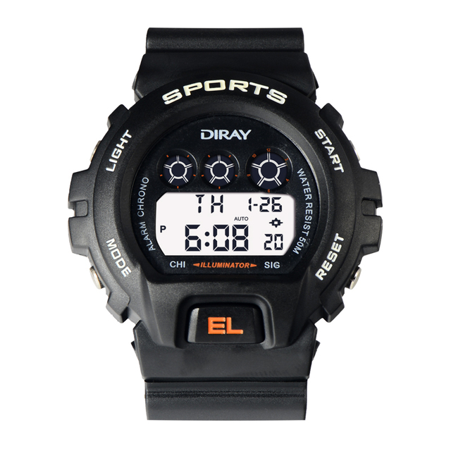 Japan Movement LED Display Sport OEM Watches Custom Logo Men  Digital Watches for Men
