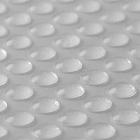 Patins de protection autocollants en silicone transparents ronds pour portes d'armoires, pieds antidérapants pour meubles, placards et tiroirs