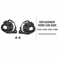 Kit de remplacement de la plaque de base du visière de casque de moto compatible avec FF320 FF328 FF353 FF800