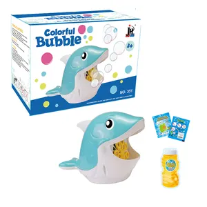 Set da gioco da giardino all'aperto cartoon dolphin electric bubble shooter wedding per la festa dei bambini