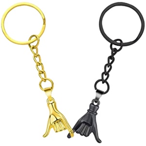 Regalo <span class=keywords><strong>Promessa</strong></span> Rosa, <span class=keywords><strong>Regali</strong></span> per Coppie, Oggetti Coordinati per Coppie, Regalo per Migliori Amici, Fidanzato, Fidanzata, Portachiavi Coordinati per Lui e Lei - Product Image 1