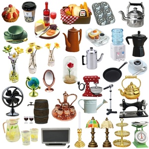 Vente en gros d'accessoires miniatures pour maison de poupées <span class=keywords><strong>mini</strong></span> meubles créatifs petites trousses d'outils de cuisine pour aliments boissons - Product Image 1