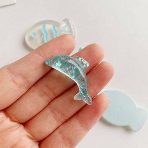 เรซิ่นรูปดาวทะเล ปลากระเบน ปลาโลมา - ของตกแต่งธีมมหาสมุทรน่ารักสำหรับห้องครัว สำนักงาน งานประดิษฐ์ DIY - Product Image 2