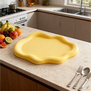 Современный арт-деко травертин Многофункциональный ручной работы домашний декоративный лоток для хранения ювелирных изделий - Product Image 3