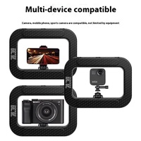 Selfie Rechargeable Led Lampe Lumières Avec Trépied pour Photographie Vidéo Live Streaming Studio