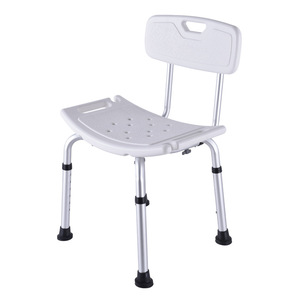 Silla de ducha Kangdebao con respaldo y altura ajustable, taburete de baño para personas mayores y mujeres embarazadas - Product Image 1
