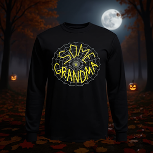 Camiseta de manga larga con diseño de telaraña de abuela de Charlotte, disfraz de Halloween - Product Image 3