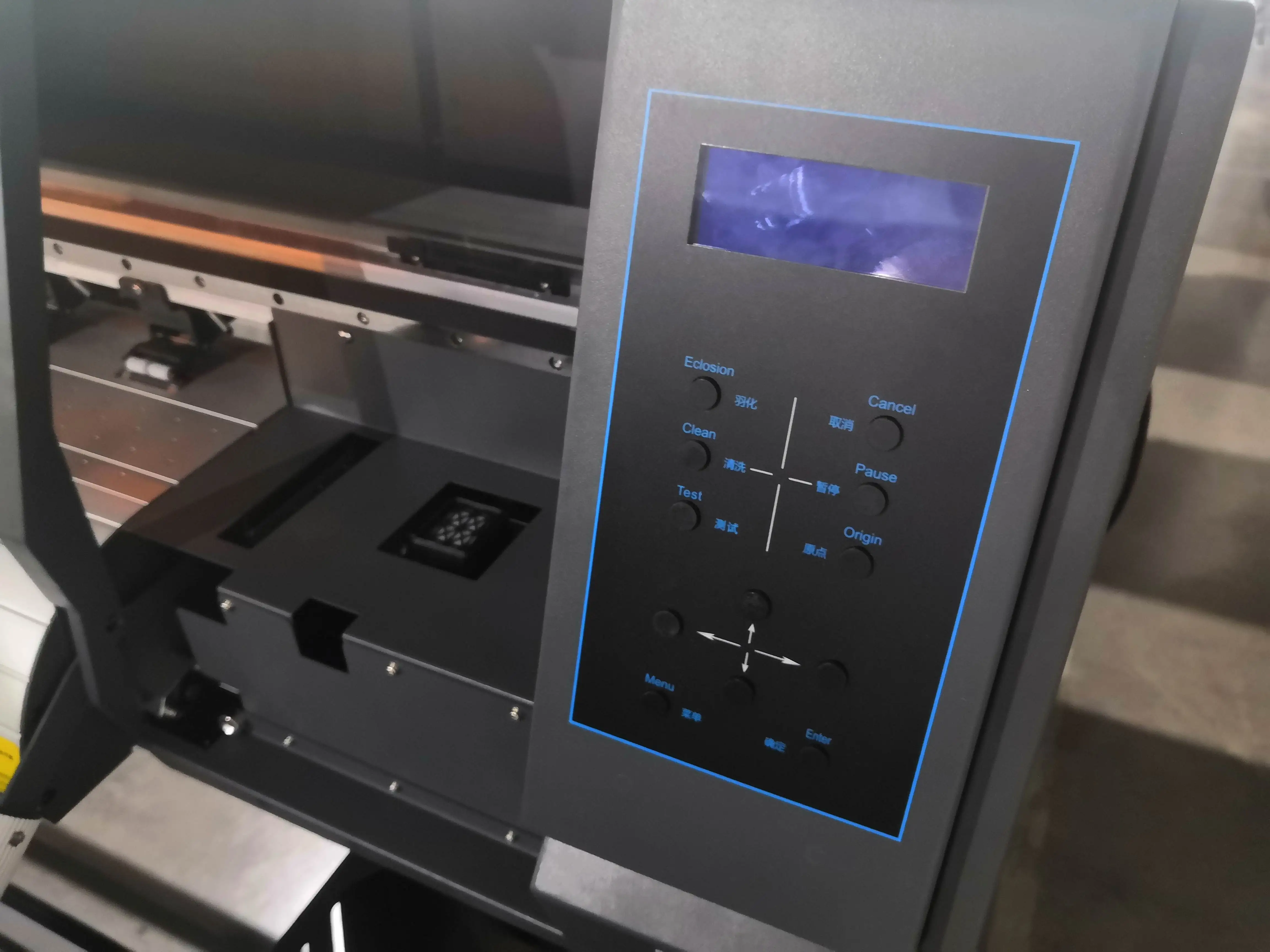Mesin cetak 1.3m/1.6m/1.8m 3200/XP600 kepala cetak printer inkjet ramah lingkungan