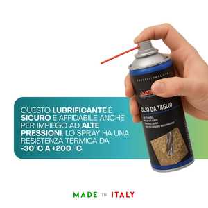 Spray Olio da Taglio Ambro-Sol 400ml per Uso Professionale nella Lavorazione dei Metalli - Product Image 4