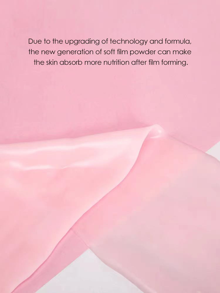 2022  Latest  ROSE  SOFT MASK POWDER  powder  Facial Mask  500g per bag peel off salon mask