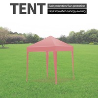 Carpa Plegable de Cuatro Patas para Publicidad Exterior, 2x2m, Reforzada, de Poliéster, para Eventos Grandes en Interiores/Exteriores