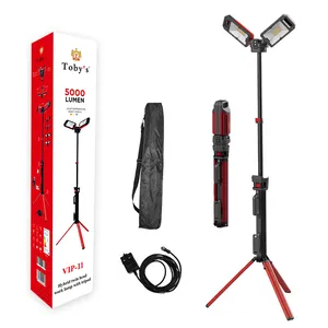 TOBY'S SMD Rechargeable Work Light 2 COLOR Camping Light For Outdoor Camping Courtyard Use