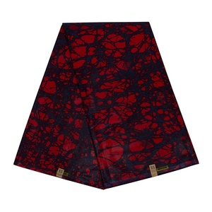 Tecidos de cera de ancara hollandais, tecido estampado de blocos reais de cera africano - Product Image 3