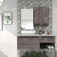 Carrelage en vinyle hexagonal amovible de grande taille 4mm, autocollant, épais, mosaïque pour mur de marbre, pour cuisine, salle de bain, hôtel, café