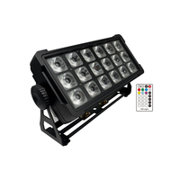 Projecteur LED PAR à batterie 18*10W RGBWA+UV 6-en-1 étanche pour événements extérieurs avec contrôle WIFI et télécommande