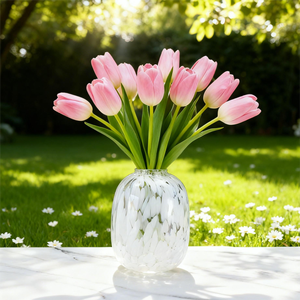 घरेलू फूलों की व्यवस्था के लिए यूरोपीय शैली की लक्जरी उच्च अंत ग्लास वेस - Product Image 3