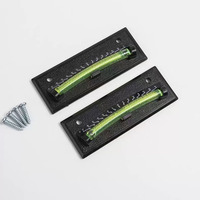 Niveau à bulle anti-vibration stable pour remorque, étanche, résistant aux intempéries, règle de niveau incurvée en ABS avec tube en verre, jauge à liquide