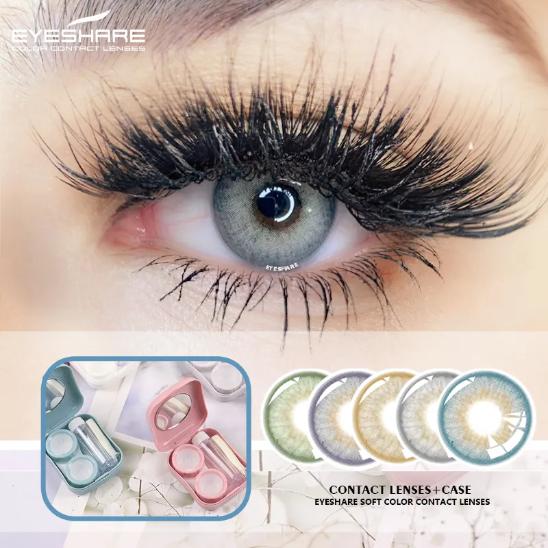 Eyeshare Custom Practical Contact Lens Case Manually Contact Lenses Case Cleaner Contact Lens Accessories