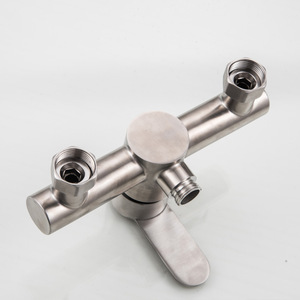 Robinet de douche pour baignoire Mingzhu à poignée unique en acier inoxydable 304, avec cartouche céramique et pommeau de douche rond XMS-7001 - Product Image 3