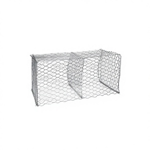 Gabion <b>Basket</b> 2x1x1m Galvanized Iron <b>Wire</b> 2.0mm/2.2mm/2.5mm/2.7mm Retaining <b>Wall</b> Hexagonal <b>Wire</b> Mesh /with Cutting Service - Product Image 1