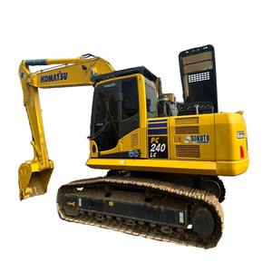 Excavatrices sur chenilles hydrauliques d'occasion Komatsu PC240 PC220 PC200 PC210 PC130, capacité de 25 tonnes, équipement lourd d'occasion Kamatsu - Product Image 1