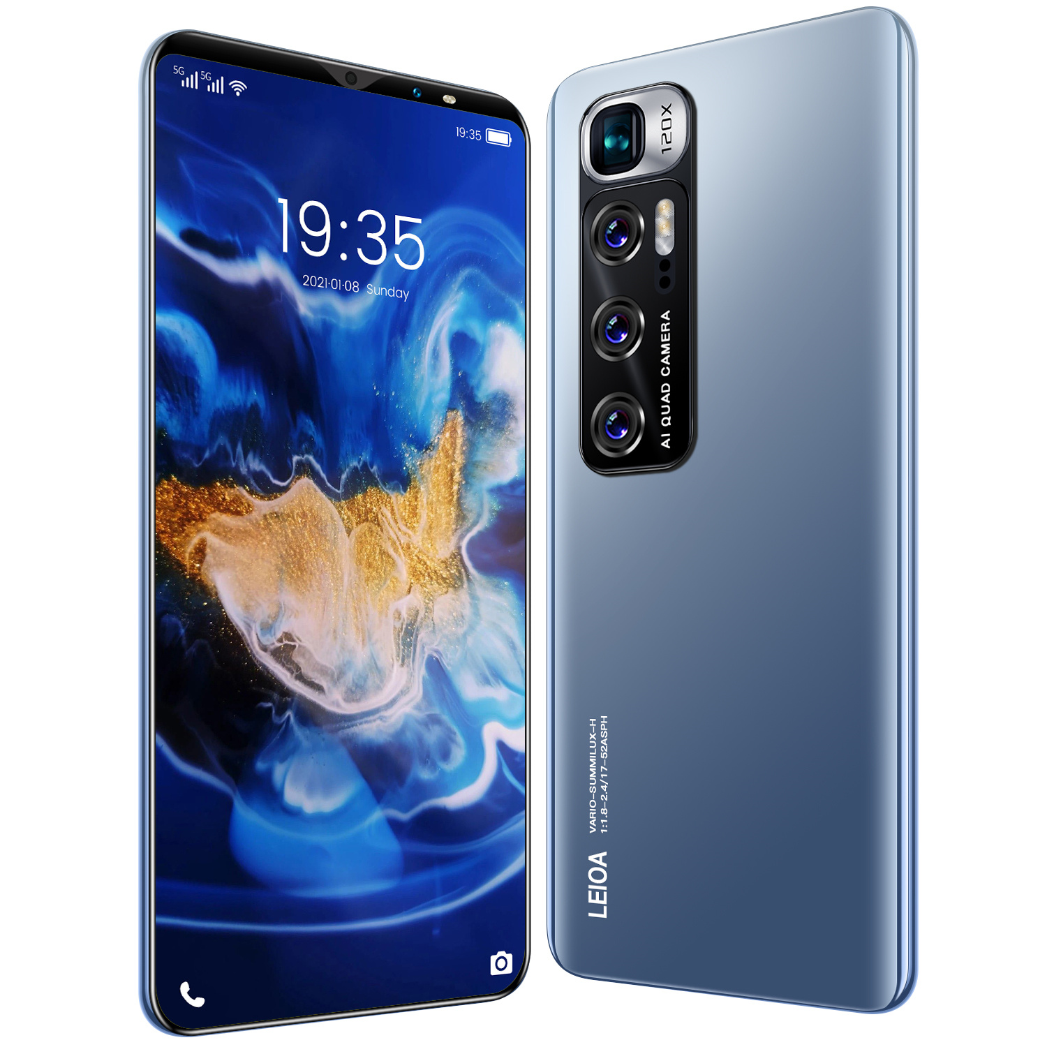 Смартфон M10 Plus на Android, экран 6,1 дюйма, 6 ГБ + 128 ГБ