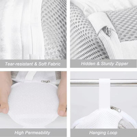 Sacs de lavage pour chaussures Sacs à linge pour chaussures Sac de nettoyage en maille pour baskets Sac d'organisation de voyage Pochette pour baskets Chaussettes Machine à laver