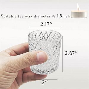Offre Spéciale – Bougeoirs en Verre Transparent Brillant de Luxe pour la Saint-Valentin – Élégants Supports pour Bougies Chauffe-Plat - Product Image 4