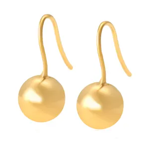 98815 xuping fashion jewelry ladies earring new ball design hook earrings