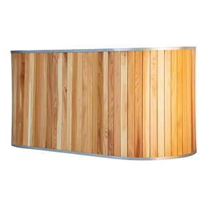 ถังแช่น้ำแข็งไม้ซีดาร์แดงขายส่งจากโรงงาน สำหรับ 1-2 คน รูปทรงวงรีทันสมัย อ่างแช่น้ำเย็น - Product Image 5