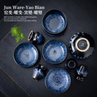 Support à fouet en céramique de porcelaine bleue, écologique, durable, de qualité alimentaire, résistant à la chaleur, design Japandi moderne, lot de 2 pièces pour matcha