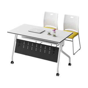 Commercial Office Furniture Desk Cheap Training Group Desk Sliding <strong>Movable</strong> Folding <strong>Table</strong> for School Seminar Room Study <strong>Table</strong> - Product Image 6