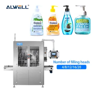 ALWELL Medical Factory Hot Sales Medical Disinfection Hand Sanitizer Alcohol Liquid Filling Machine