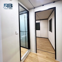 Maison mobile modulaire de 20 pieds et 40 pieds, 2 chambres, luxe, portable, préfabriquée, petite maison préfabriquée, maison conteneur extensible pour l'Australie