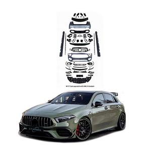 W177 Classe A 2019-2021 Mises à niveau Hatchback <span class=keywords><strong>A35</strong></span> A45 Amg Bodykit Diffuseur arrière Pare-chocs Calandre Jupes latérales pour <span class=keywords><strong>Mercedes</strong></span>-Benz - Product Image 1