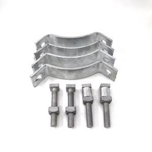 Bande de fixation réglable Quan Pham de haute qualité, galvanisée selon la norme ASTM A-153, pour les monteurs de poteaux et l'attache d'isolateurs - Product Image 6