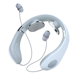 Neckband Earphone Massage Blue Tooth Headset 5.0 Portable In-Ear 2 in 1 Foldable Neck <b>Massager</b> - Product Image 2