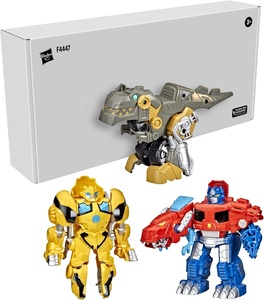 Tùy Chỉnh Hot Bán Biến Đổi Xe Robot Playskool Primal Đội-up 3-Pack 4.5-Inch Tuổi 3 + Cho Trẻ Em Quà Tặng Đồ Chơi - Product Image 2